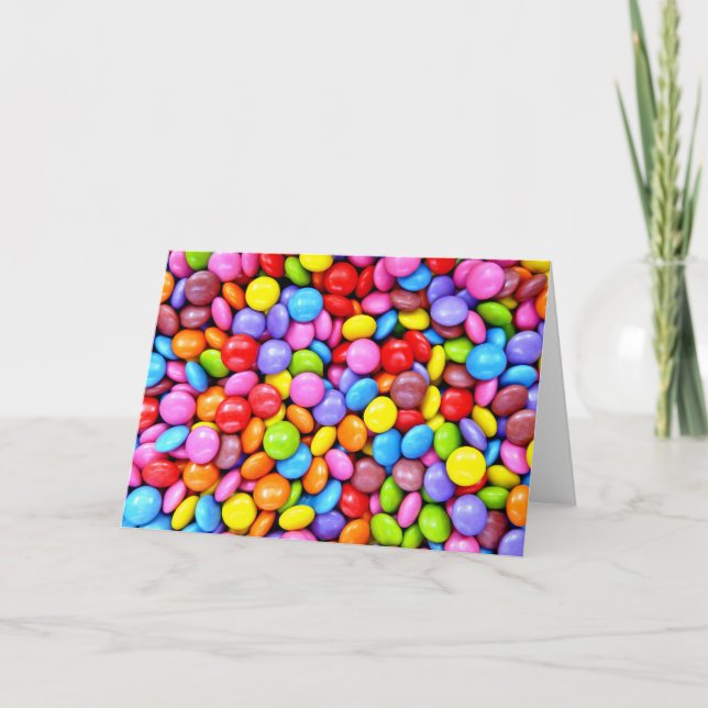 Colourful Candies Card (Front)