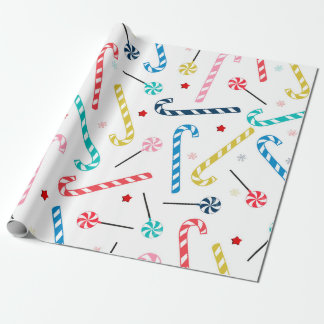 Colourful candies Christmas Wrapping Paper