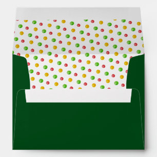 Colourful Candies Green Envelope