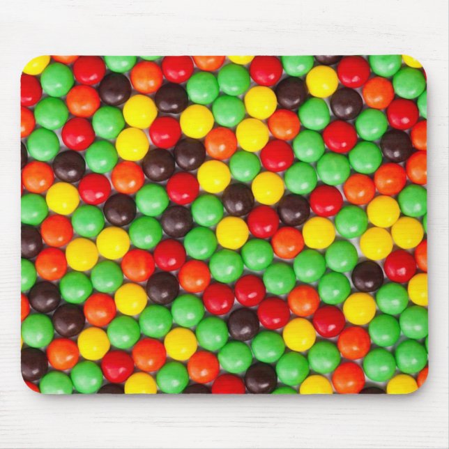 Colourful candies mouse pad (Front)