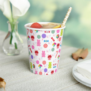 Colourful Candies Paper Cups