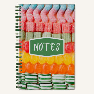 Colourful Candies Spiral Notebook