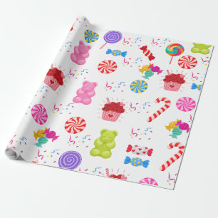 Colourful Candies Wrapping Paper