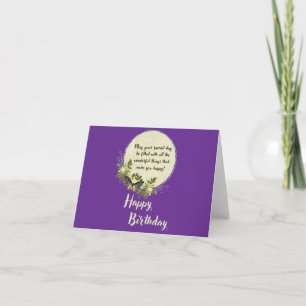 Colourful Candles Happy Birthday Foil Greeting Car Card