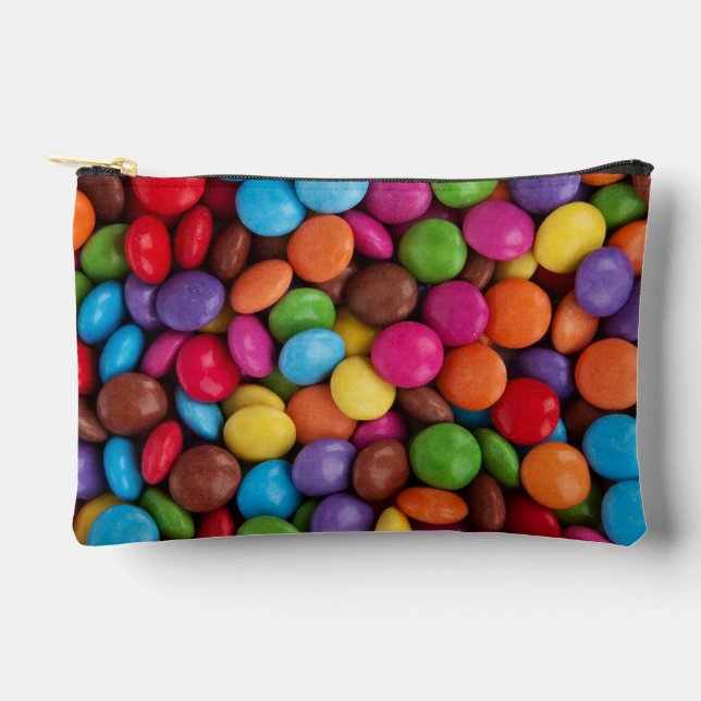 Colourful Candy, Candy Buttons, Sweets, Food Accessory Pouch (Front)