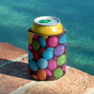 Colourful Candy, Candy Buttons, Sweets, Food Can Cooler