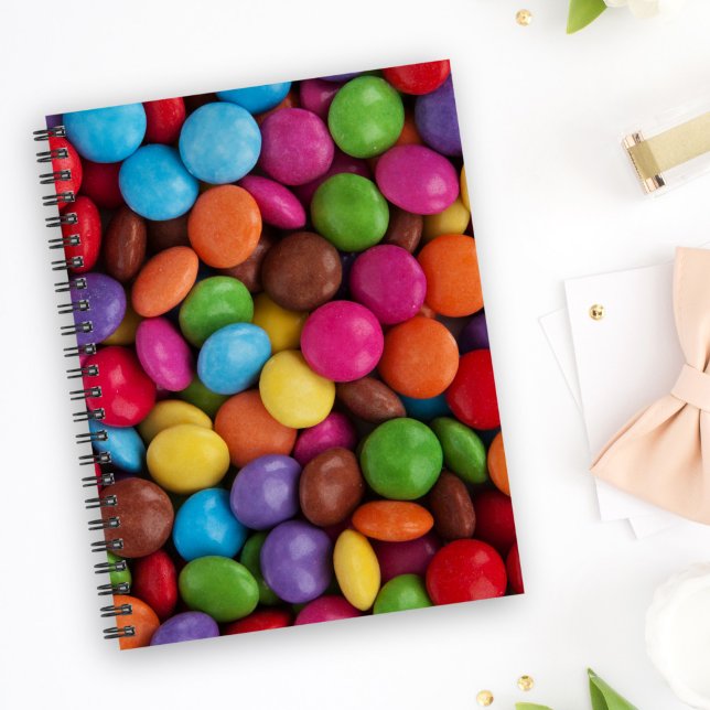 Colourful Candy, Candy Buttons, Sweets, Food Notebook (Creator Uploaded)