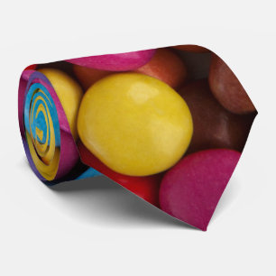 Colourful Candy, Candy Buttons, Sweets, Food Tie