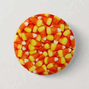 Colourful Candy Corn 6 Cm Round Badge
