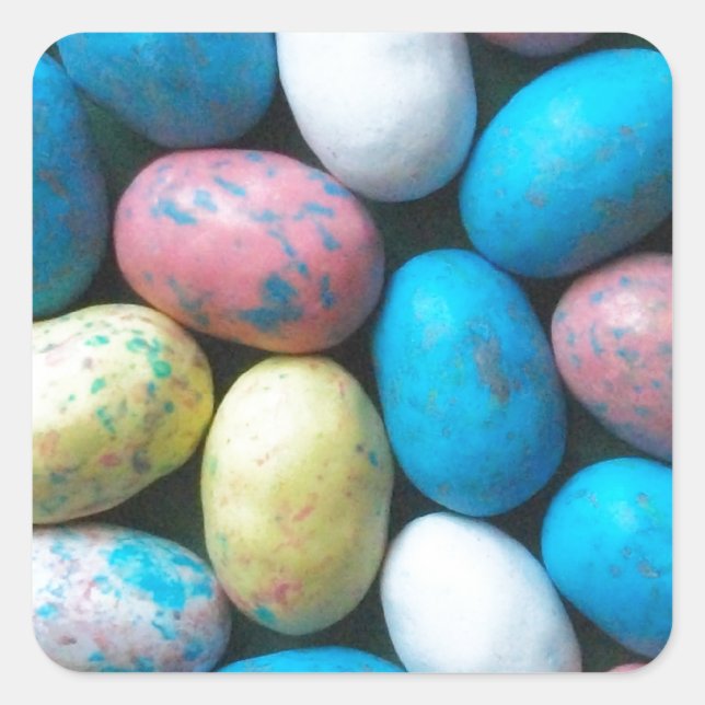 Colourful Candy Easter Eggs Sticker (Front)