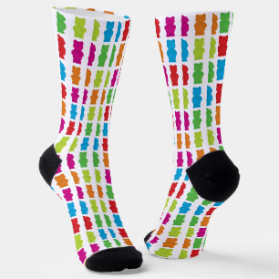 Colourful Candy Food Gummy Bear Socks