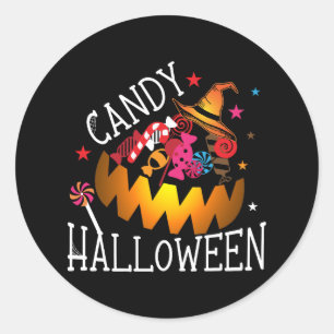Colourful Candy Halloween Sticker