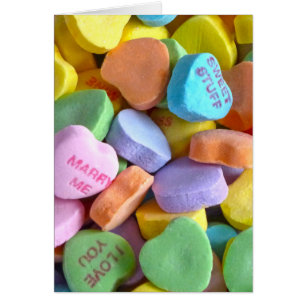Colourful Candy Hearts