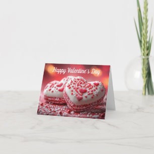 Colourful Candy Hearts Valentine's Greeting Holiday Card