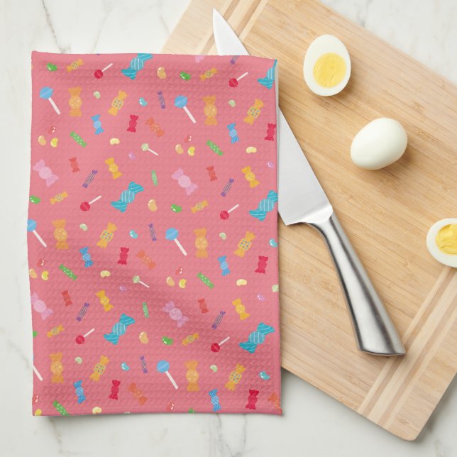  Colourful Candy Kitchen Towels (Quarter Fold)