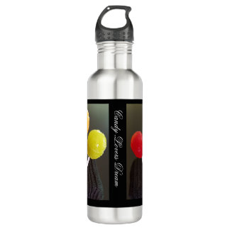 Colourful Candy Lover's Photo Water Bottle 