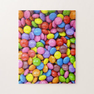 Colourful Candy Pattern Jigsaw Puzzle