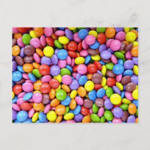 Colourful Candy Postcard
