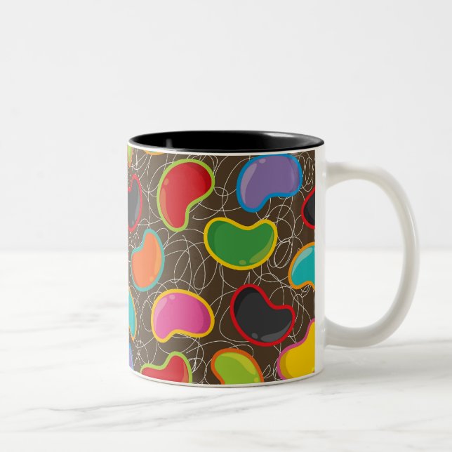 Colourful Candy Retro Jellybeans Pop Mug (Right)