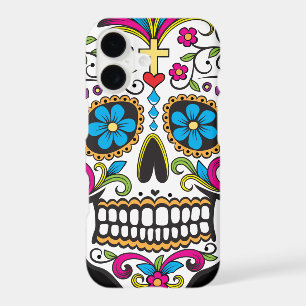 Colourful Candy Skull Case-Mate iPhone Case