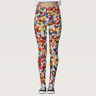 Colourful Candy Sprinkle Balls Leggings