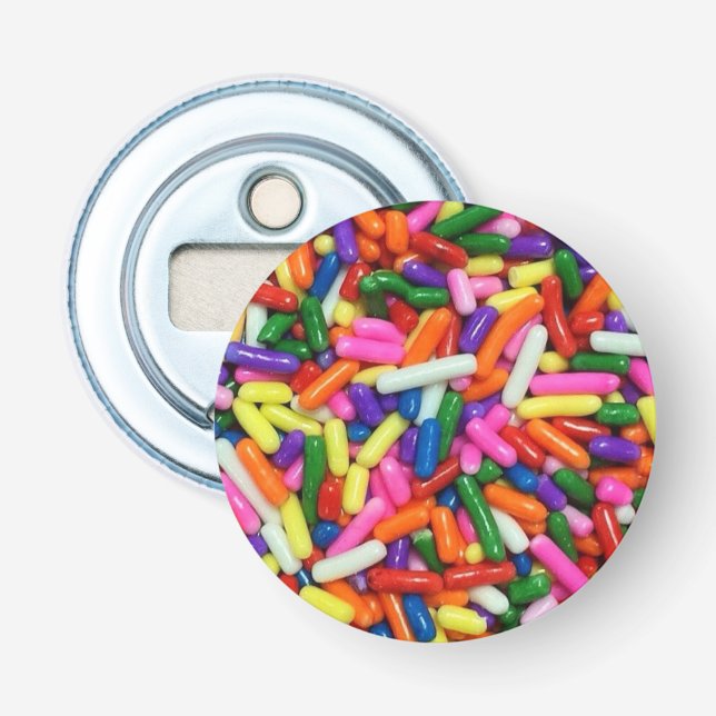 Colourful Candy Sprinkles Bottle Opener (Front)