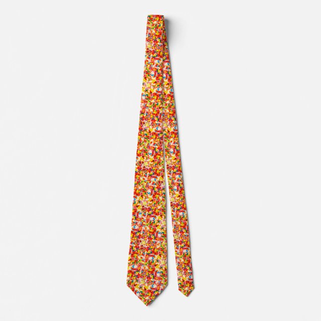 Colourful Candy Sprinkles Tie (Front)