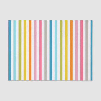 Colourful Candy Striped Tissue Paper