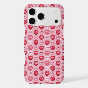 colourful candy Valentine's day heart pattern