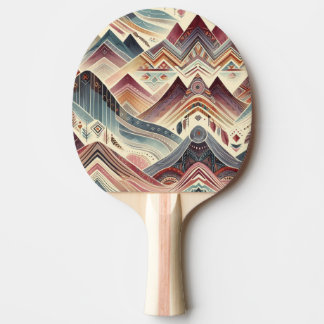Colourful Canyons Ping Pong Paddle