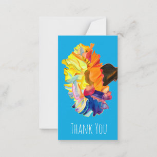 Colourful carnation pop art flower card