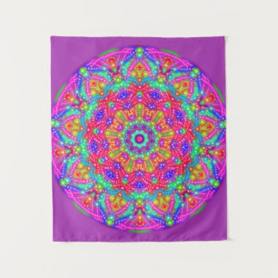Colourful Carnival Lights Wall Tapestry