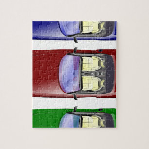 Colourful cars jigsaw puzzle