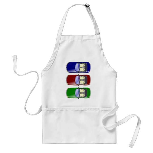 Colourful cars standard apron (Front)