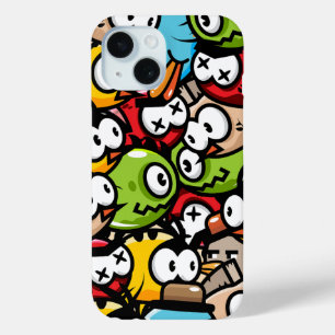 Colourful Cartoon Birds iPhone 15 Case