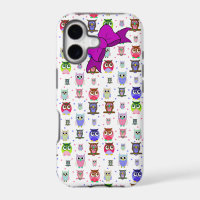 Colourful Cartoon Owl iPhone 7 Plus case