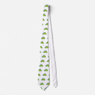 Colourful cartoon stegosaurus dino tie