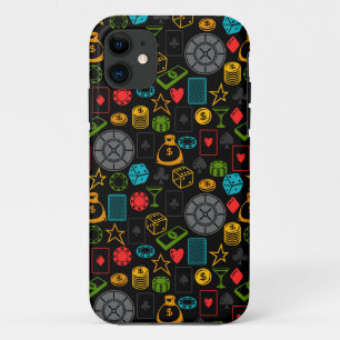 Colourful Casino Icons  iPhone 11 Case