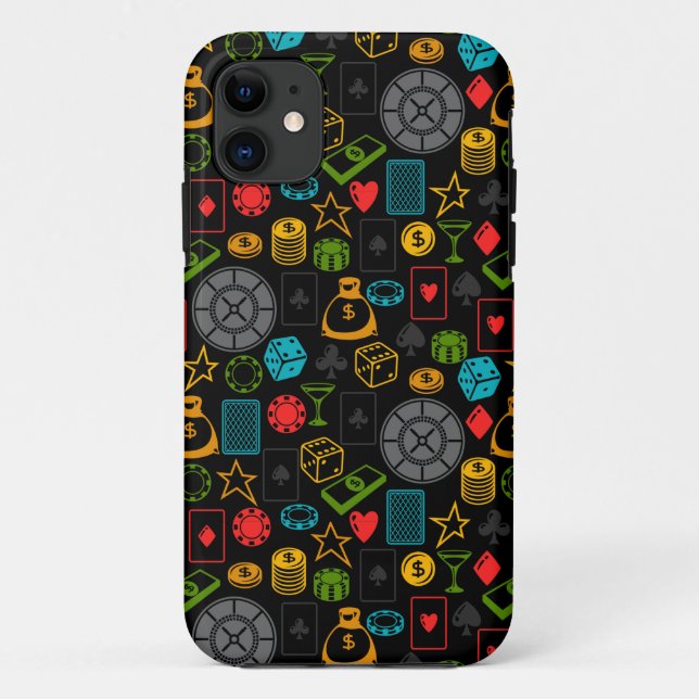 Colourful Casino Icons  Case-Mate iPhone Case (Back)
