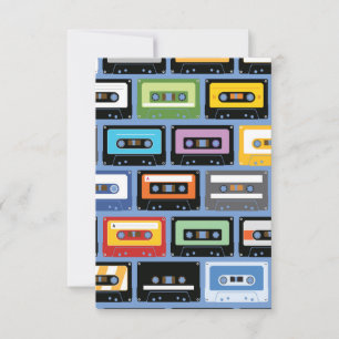 Colourful Cassette Tape Pattern