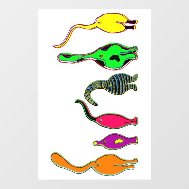 Colourful Cat Butts (Sheet)