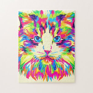 Colourful Cat Jigsaw Puzzle
