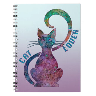 Colourful Cat Lover Notebook
