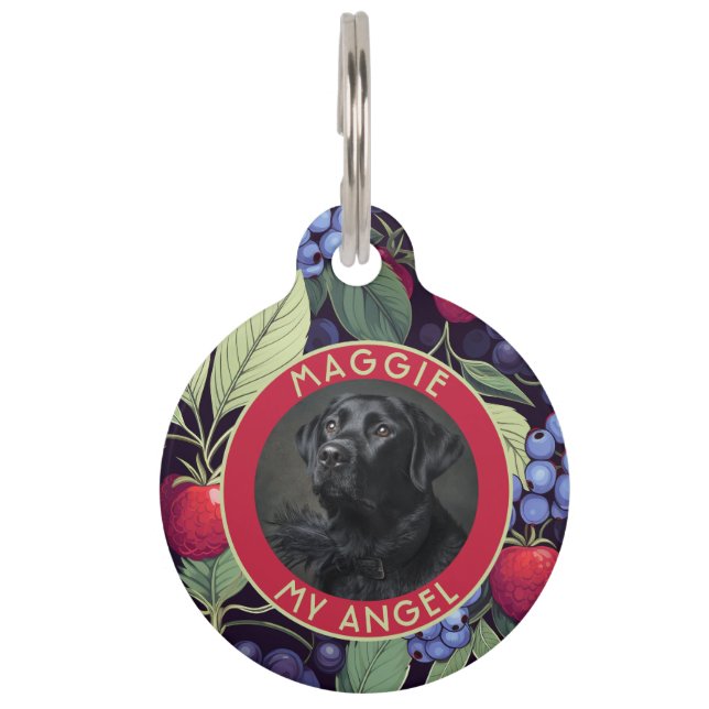 Colourful Cat Mum Gift Christmas  Pet Tag (Front)