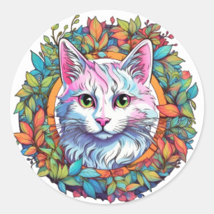Colourful Cat Stickers