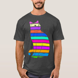 Colourful Cat T-Shirt