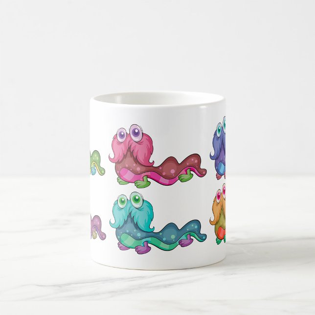 Colourful Caterpillar Characters Fun Whimsical Coffee Mug (Creator Uploaded)
