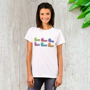 Colourful Caterpillar Characters Fun Whimsical T-Shirt