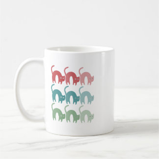 Colourful Cats Coffee Mug Fixed Design