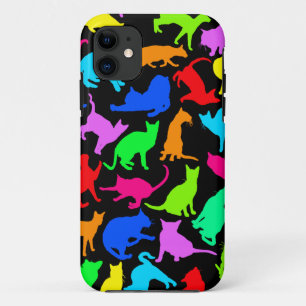 Colourful Cats Collage iPhone 11 Case